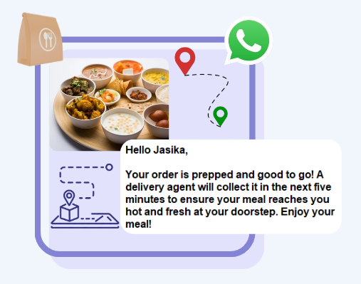 Delivery Tracking on WhatsApp